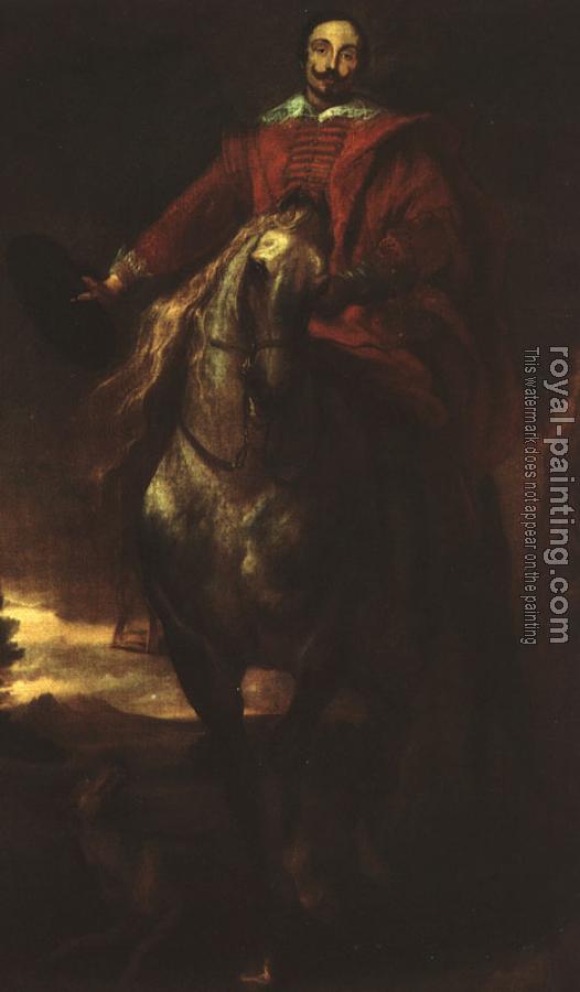 Anthony Van Dyck : Portrait of the Painter Cornelis de Wae